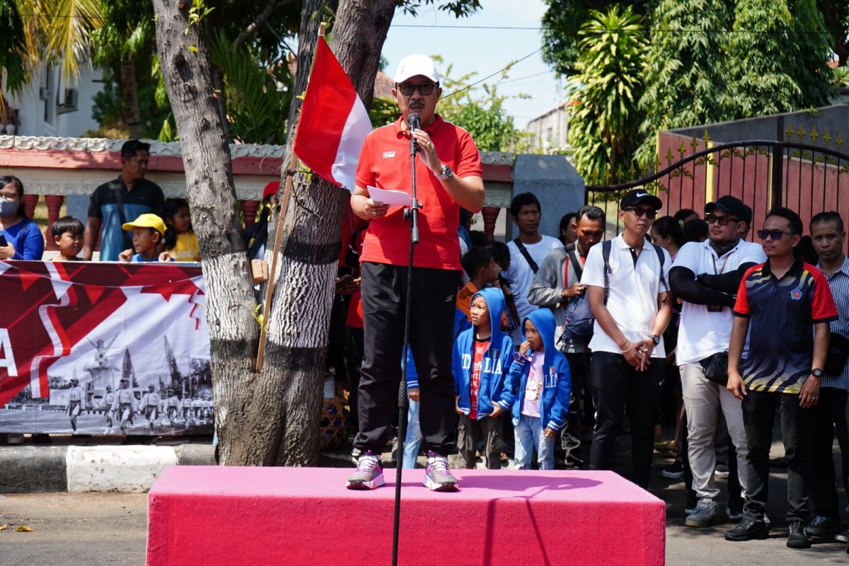 Bangkitkan Jiwa Nasionalisme Sekda Buleleng Gelar Lomba Gerak Jalan 8