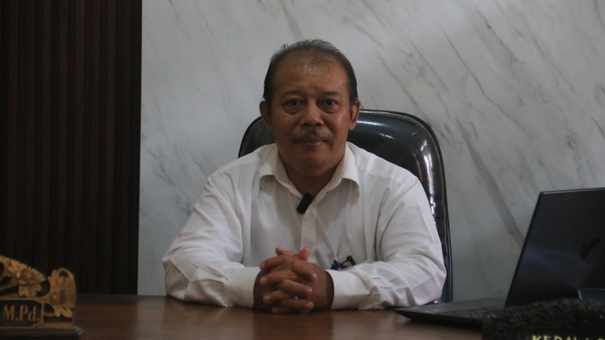 Kepala SMPN 2 Singaraja, I Gede Ariasa saat ditemui pada Rabu, 31 Januari 2024