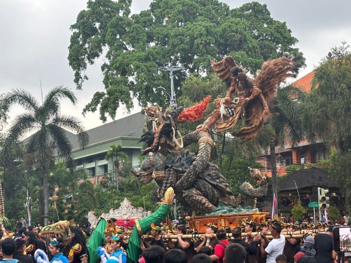 Kawasan Catur Muka Lapangan Puputan Badung menjadi saksi meriahnya Kasanga Festival 2024