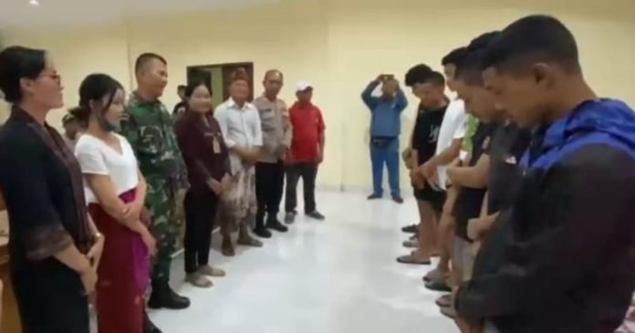 Sekelompok Anak Muda Sempat Minum-minuman Keras Menggangu Warga Akhirnya Dipertemukan