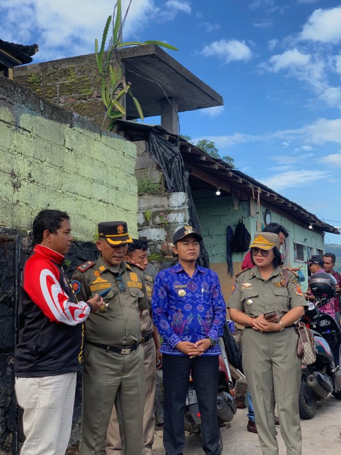 Dinas PUTR dan Satpol PP Buleleng Tinjau Lokasi Pembangunan Rawan di Desa Kayu Putih