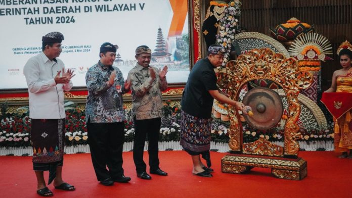 Pj Gubernur Bali Resmi Buka Rakorda Pemberantasan Korupsi di Wilayah V Tahun 2024