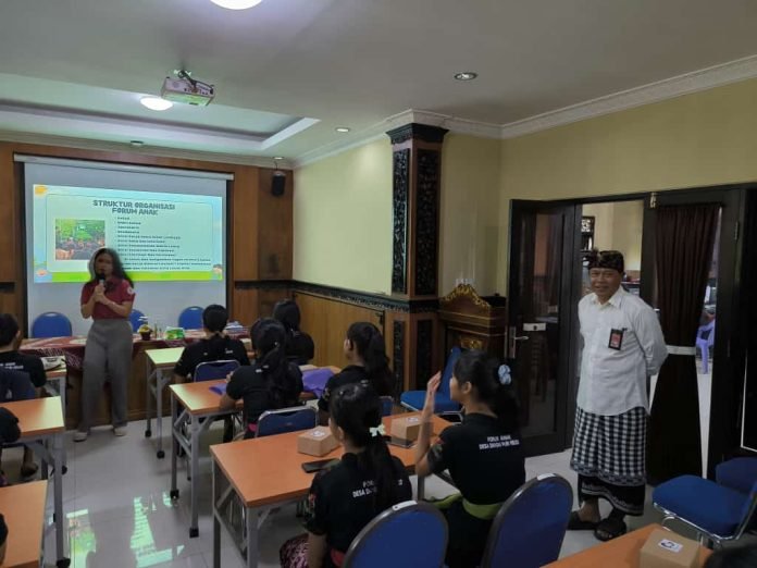 Forum Anak Kecamatan Denpasar Timur Gelar Road To Desa di Desa Dangin Puri Kelod