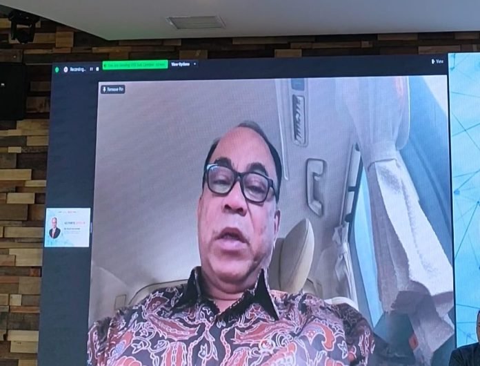 Menteri Komunikasi dan Informatika RI, Budie Arie Setiadi, dalam sambutannya pada seminar bertema Penerapan Artificial Intelligence (AI) Pada Industri dan Pemerintahan di Bali
