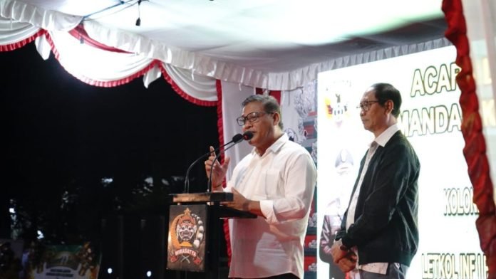 Sekda Alit Wiradana Hadiri Lepas Sambut Dandim 1611Badung