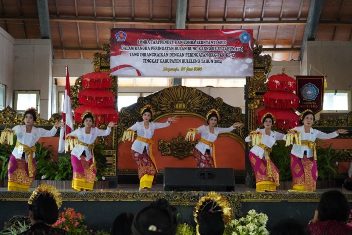 TP PKK Buleleng Gelar Lomba Tari Pendet untuk Peringati HKG ke-52