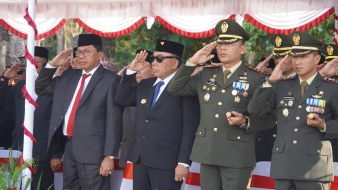 Bupati Jembrana Ikut Meriahkan Apel Peringatan HUT Bhayangkara ke-78