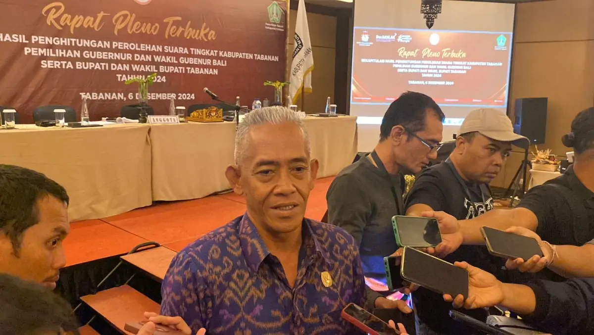 Ketua KPU Tabanan, I Wayan Suwitra