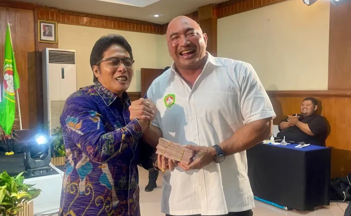 Wakil Gubernur Bali, I Nyoman Giri Prasta, menghadiri pelantikan jajaran Pengurus Provinsi Persatuan Tinju Amatir Indonesia (PERTINA) Bali