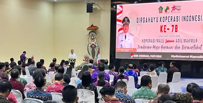 Bupati Jembrana I Made Kembang Hartawan menyoroti pentingnya transformasi koperasi sebagai kekuatan ekonomi rakyat