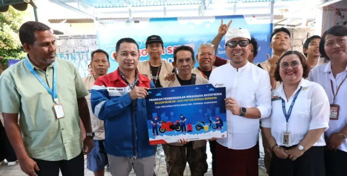 Pemerintah Kota Denpasar bersama PT Pertamina Patra Niaga Fuel Terminal Sanggaran resmi meluncurkan program Schizophrenia Entrepreneur