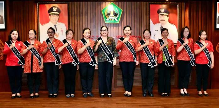 Rai Wahyuni Sanjaya resmi menjabat sebagai Bunda PAUD Kabupaten Tabanan setelah dikukuhkan oleh Bupati Tabanan, Dr. I Komang Gede Sanjaya