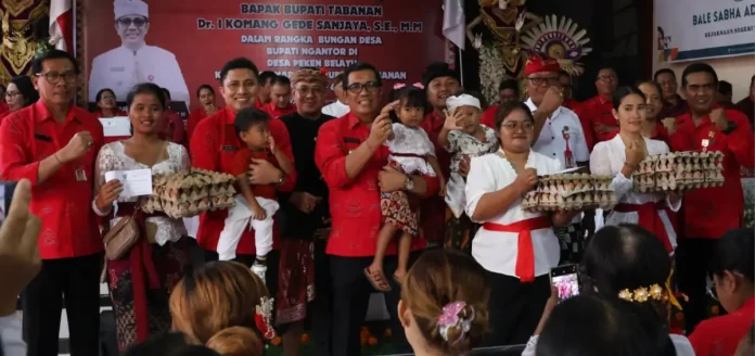 Program Bungan Desa (Bupati Ngantor di Desa) kembali digelar oleh Bupati Tabanan, Dr. I Komang Gede Sanjaya, S.E., M.M.