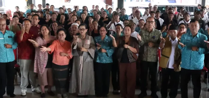 Upaya memperkuat kesadaran masyarakat terhadap pengelolaan sampah dari rumah tangga digaungkan melalui kegiatan Padas (Palemahan Kedas)