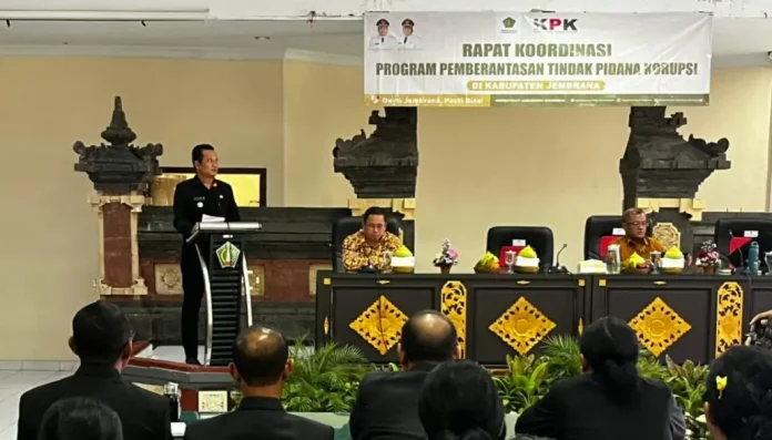 Perkuat Transparansi, Pemkab Jembrana Gandeng KPK RI Bahas Penataan Aset dan Pajak Daerah