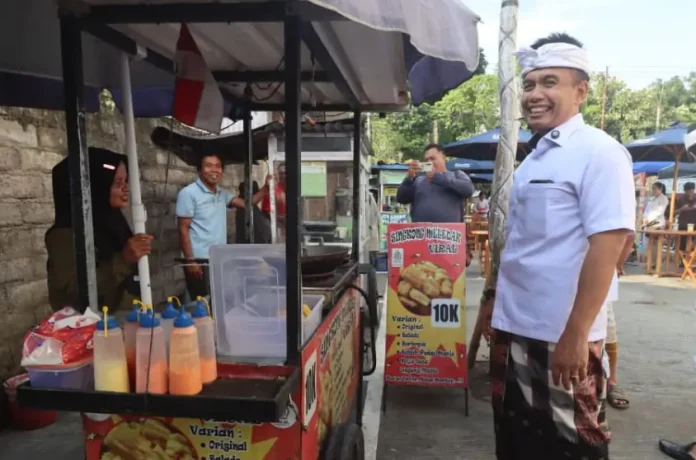 Penataan Kawasan Lapangan Dauh Waru Rampung, PKL Pindah ke Sentra Beten Ancak
