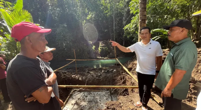 Bupati Kembang Kawal Pembangunan Jembatan Garuda di Dua Desa Terdampak Banjir