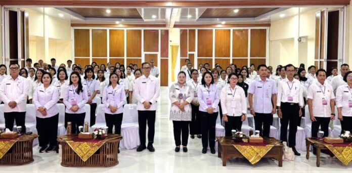 Pemerintah Provinsi Bali melalui Tim Pembina Posyandu menggelar kegiatan Bina Posyandu Angkatan Ke-7 yang melibatkan unsur pembina dan pengurus Posyandu dari Kabupaten Klungkung.