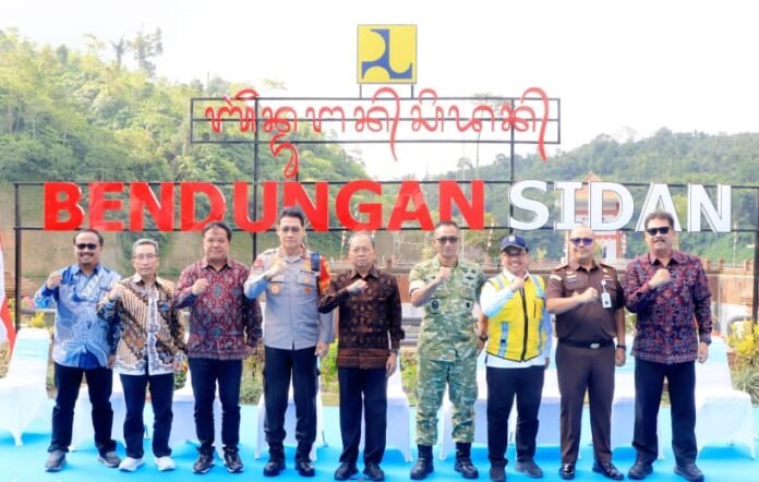 Gubernur Bali Wayan Koster menghadiri peresmian Bendungan Sidan yang dilakukan Presiden Republik Indonesia Prabowo Subianto dalam agenda peresmian serentak lima bendungan di berbagai daerah, Jumat (10/7/2026).