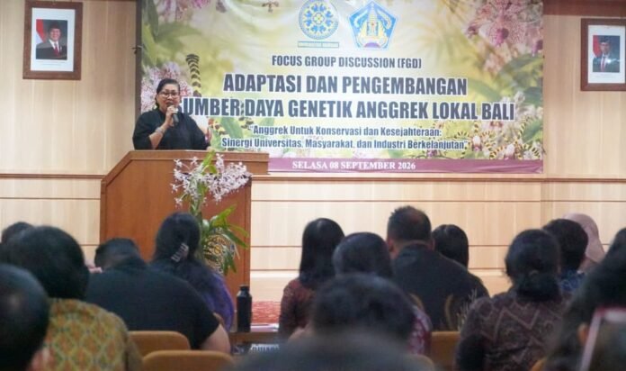 Ketua DPD PAI Bali, Ibu Putri Koster, mendorong penguatan konservasi sekaligus pengembangan sumber daya genetik anggrek lokal agar tetap terjaga dan dapat dikembangkan secara berkelanjutan.