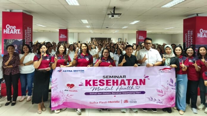 Astra Motor Bali bekerja sama dengan PWDK GKPB menggelar seminar kesehatan bagi 106 perempuan di Bali untuk meningkatkan pemahaman tentang kesehatan mental dan pengelolaan stres, sekaligus mendukung pendidikan anak melalui bazar UMKM.